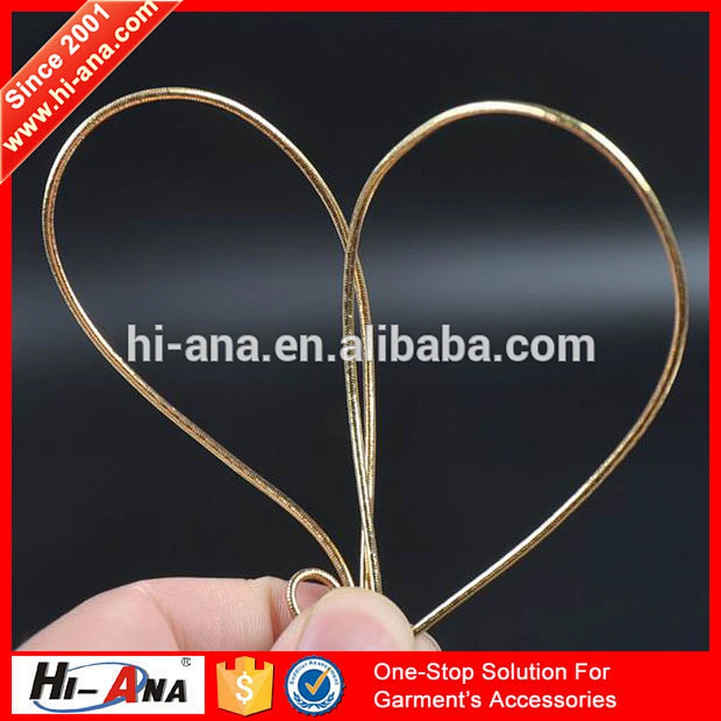 hi-ana cord2 Trade assurance Cheap color round elastic cord 4mm