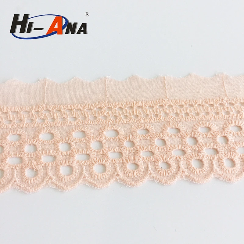 raw white cotton guipure lace