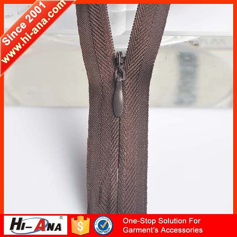 Yiwu Nylon invisble 5 inch zippers