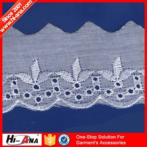 Fully stocked various colors white lace