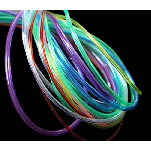 Top quality Multi-color Plastic Tube Smooth Nature Circular Bamboo Knitting Needles