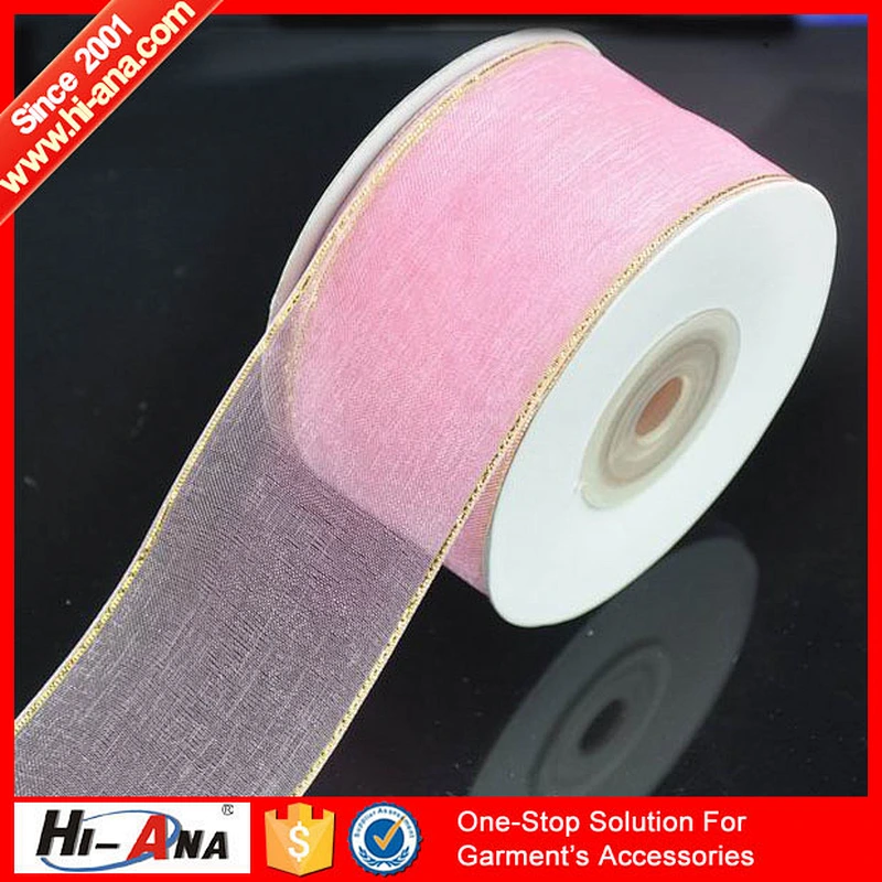 Our factories 20 years'experience different style organza ribbon