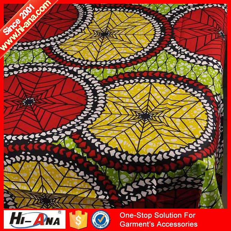 hi-ana fabric2 Hot products custom design Fancy wholesale african wax print fabric