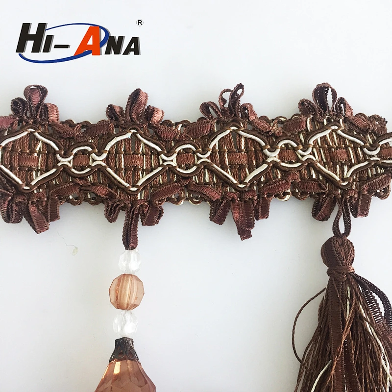 hi-ana trim1 Familiar in oem odm factory new design tassel fringe