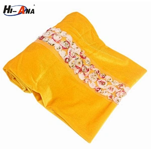 New Design Long Velvet Head Wrap Women Nigerian Turban Hijab Headscarf