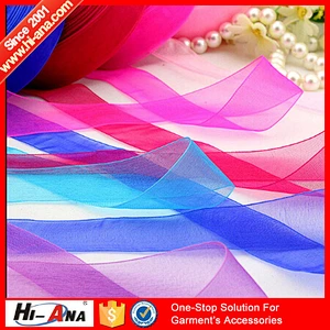 Our factories 20 years'experience Ningbo sheer ribbon