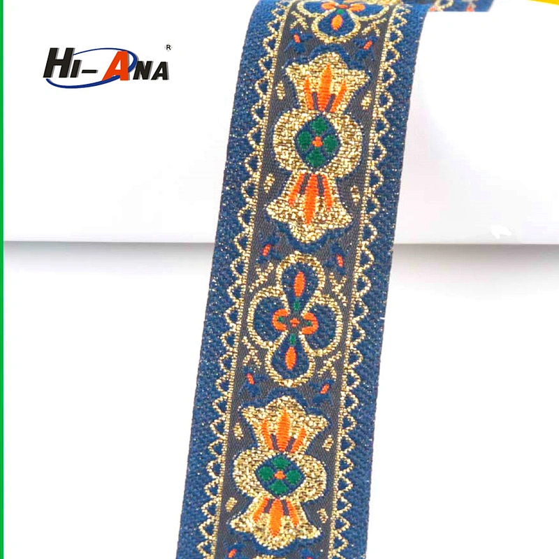 width:48mm traditional jacquard tape China supplier
