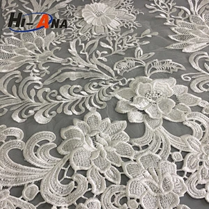 hi-ana lace1 Over 95% accessories exported Top quality embroidered lace fabric