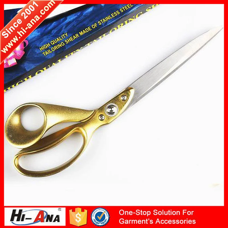 hi-ana tailor3 15 years factory experience Good supplying leather cutting scissors