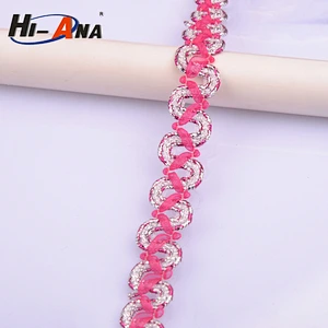 hi-ana stock colorful lace trmming design