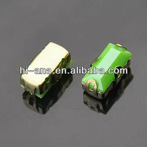 resin rhinestone with metal claw