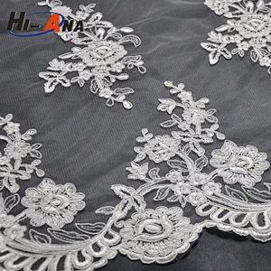20 QC staffs ensure the quality Finest Quality lace market in guangzhou