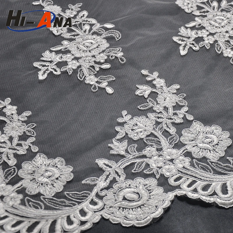 20 QC staffs ensure the quality Finest Quality lace market in guangzhou