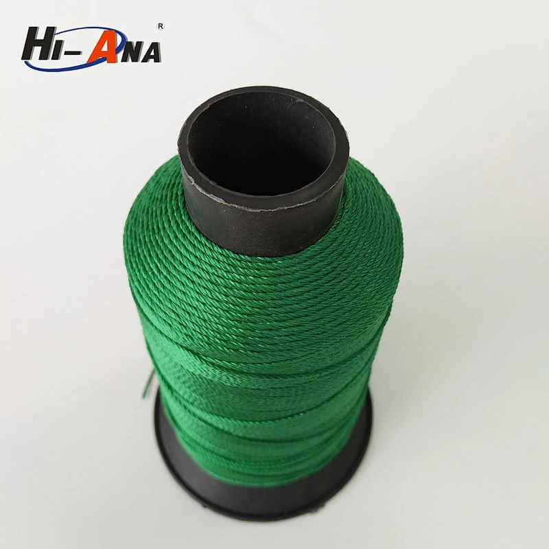 Custom made print logo Top quality nylon sewing thread