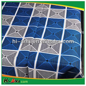 100% polyester african super wax prints fabric