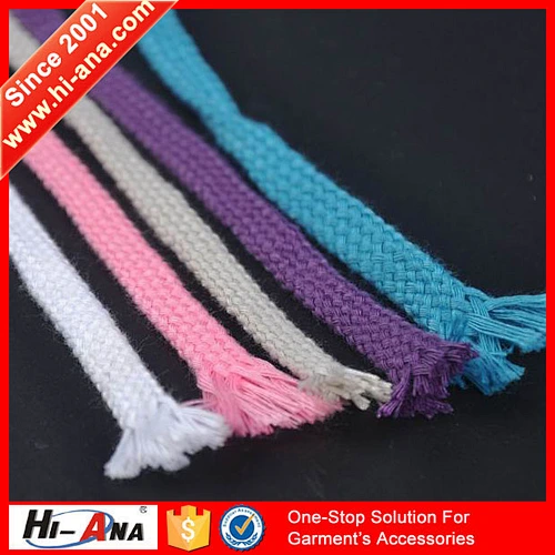 hi-ana cord2 Hot products custom design best selling flat braid rope