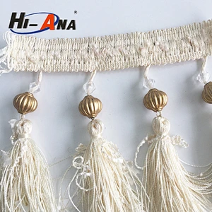 hi-ana trim3 OEM Custom made top quality Decorative fringe beads