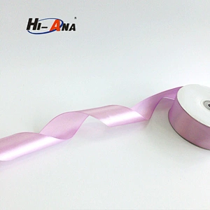 Free sample available Colorful fashion double faced satin ribbon