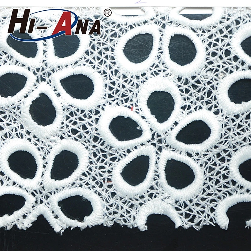 hi-ana fabric1 SGS proved products High quality lace fabric new sample