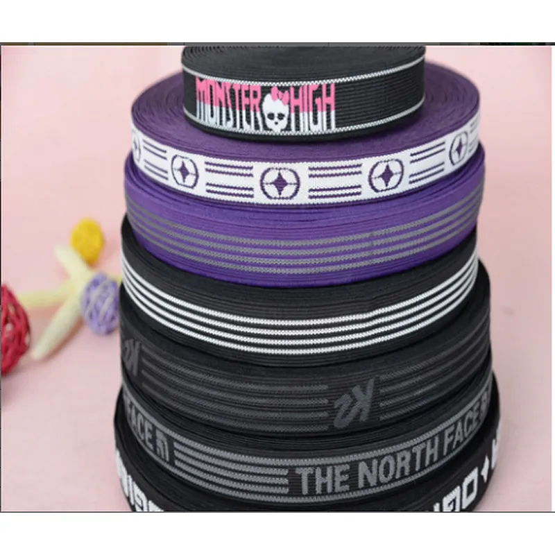 hi-ana ribbon 70 High quality hot sell customized jacquard elastic tape