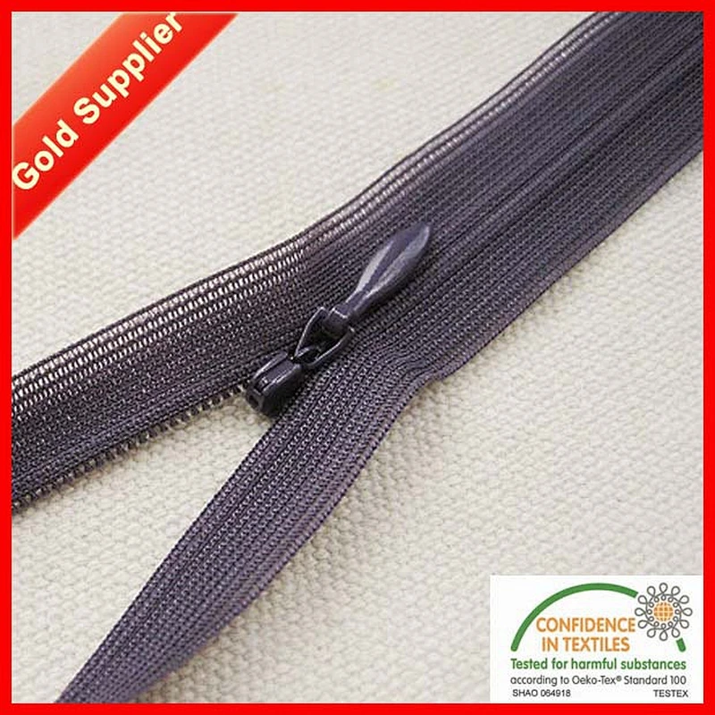 20 QC staffs ensure the quality yiwu invisible zippers