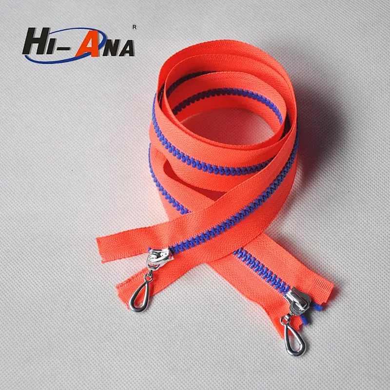 Custom made print logo Custom plastic zips