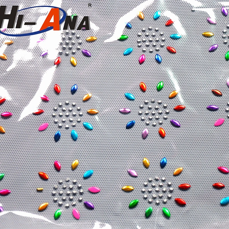 hi-ana rhinestone2 Export to 70 countries best selling hot fix rhinestone motif