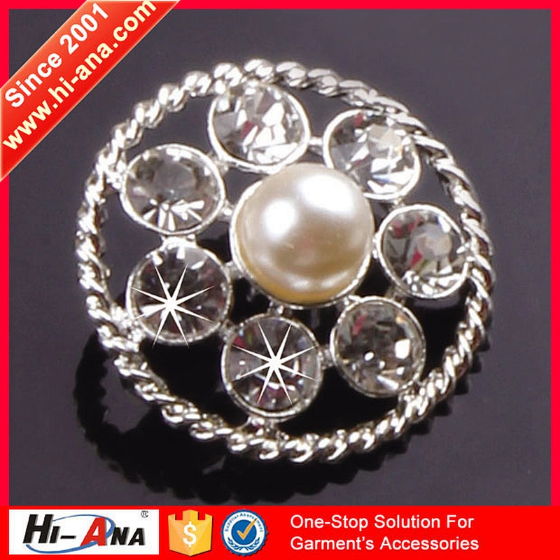 hi-ana button1 One to one order following Hot sale rhinestone fashion button