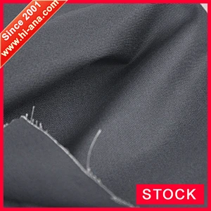 hi-ana stock 2 15 years factory experience High quality dark grey TC twill fabric