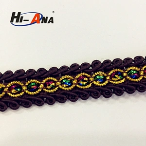hi-ana trim2 Familiar in OEM and ODM Popular design trimming lace