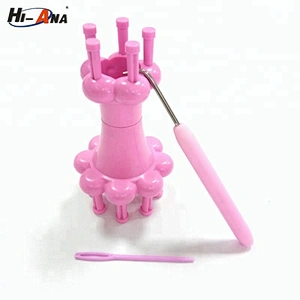 Fashion Plastic Spool Crochet Loom Knitter Knitting Yarn Wool Rope knitting loom
