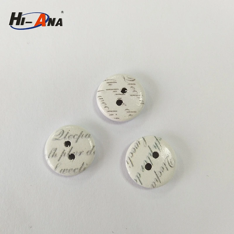 natural wood button