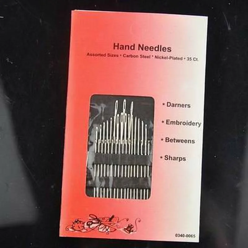 35 count per card hand sewing needles kit China supplier
