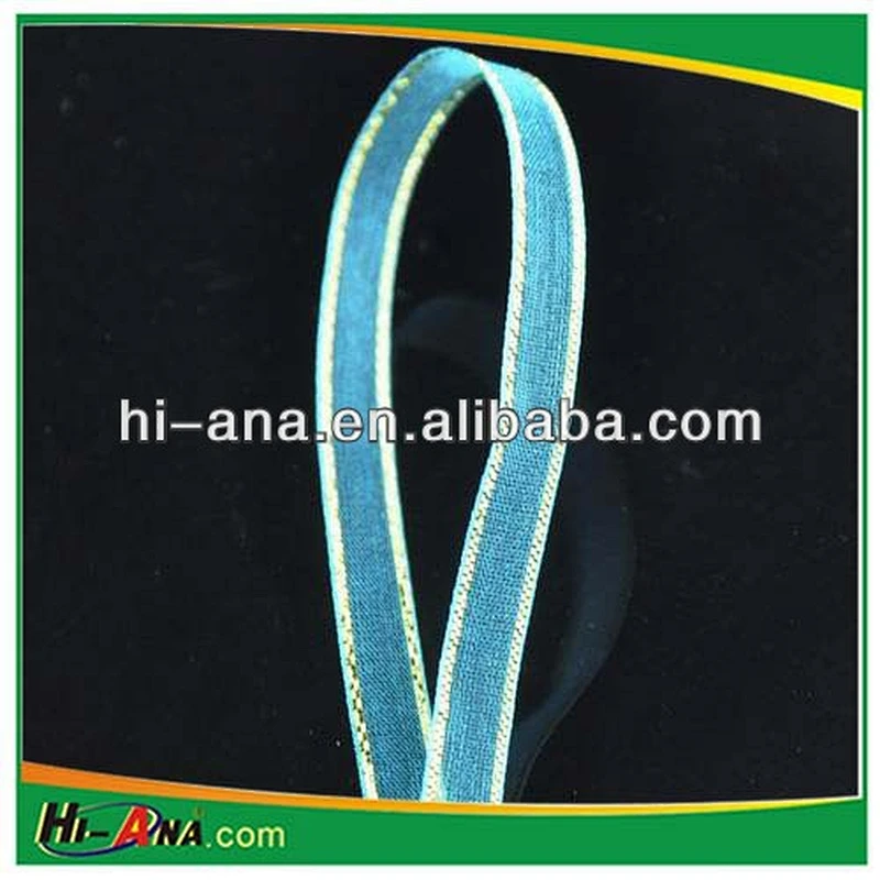 Nylon Organza Ribbon with Silver Edge 1/4