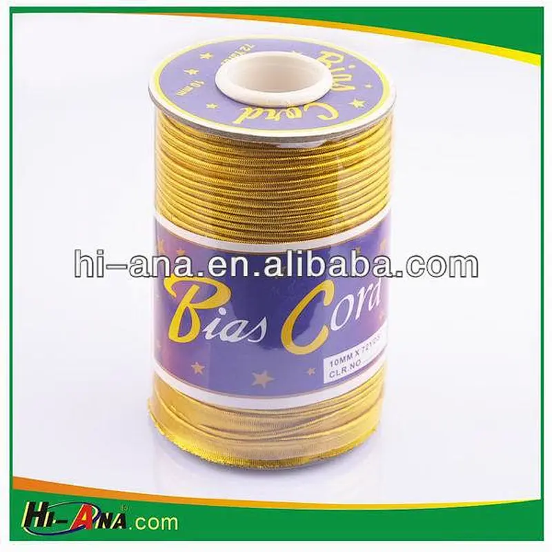 Golden Binding Bias Cord