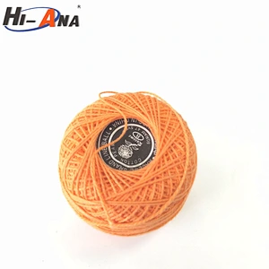 Global brands 10 year various colors organic cotton thread