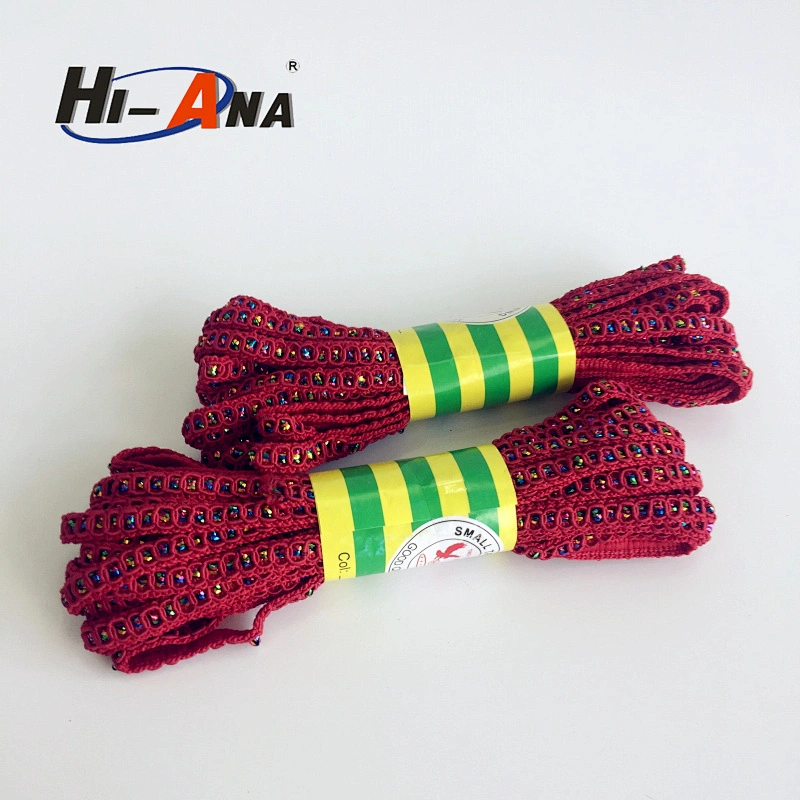 hi-ana trim2 Global brands 10 year new style gold trimming lace
