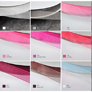 hi-ana ribbon 102 galloon silk sheer organza ribbon for gift packaging Beautiful Wedding decorative ribbon