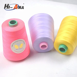 3000m 30S Colors Polyester Sewing Thread for Jeans