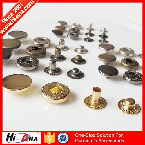 hi-ana button3 Accept custom top quality customization new design brass snap button