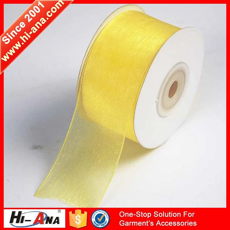 OEM Custom made top quality wholesale different style organza ribbons