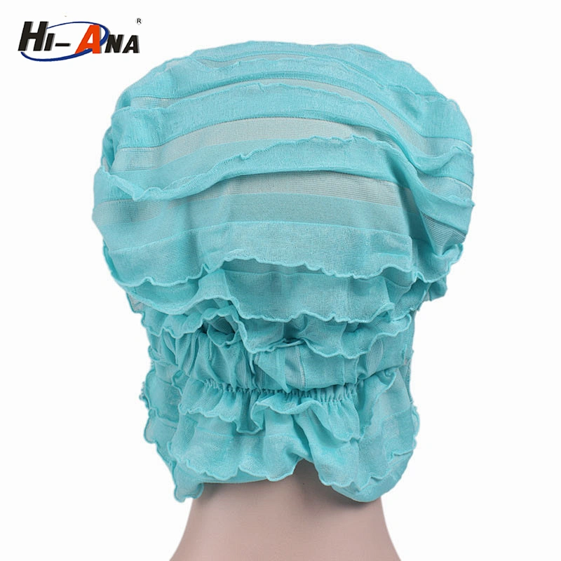 wholesale 2018 New trade two-tone braided head cap India turban hat for women