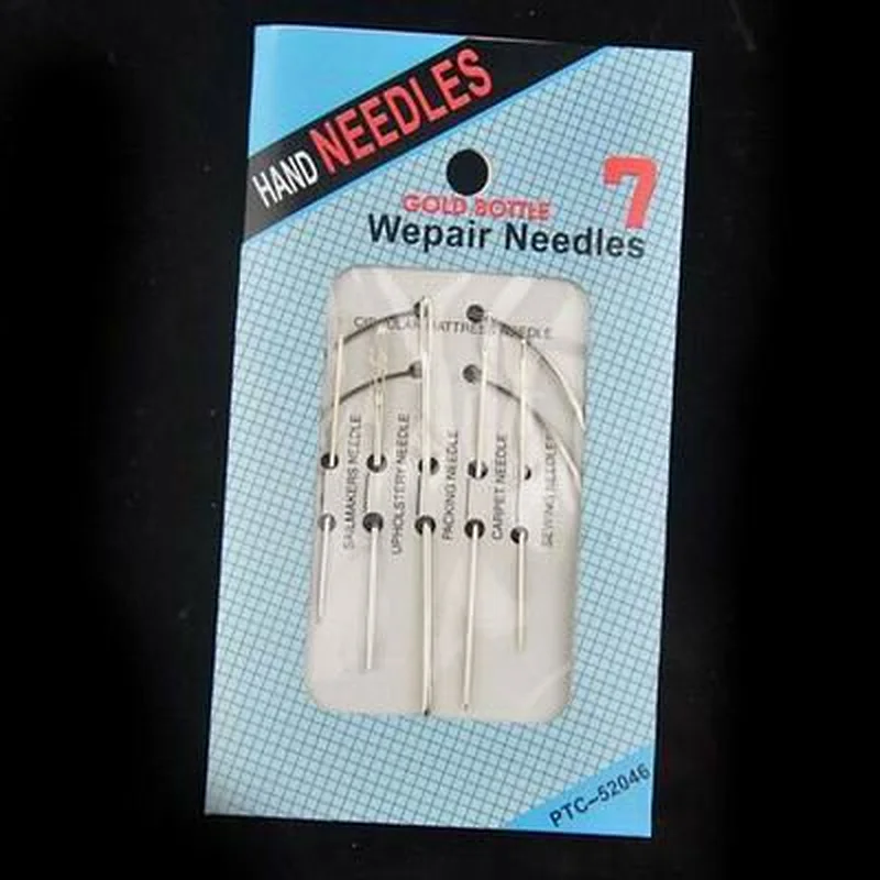 7 count per card hand sewing needles kit China supplier