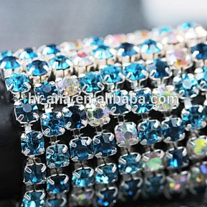 roll rhinestone cup chain