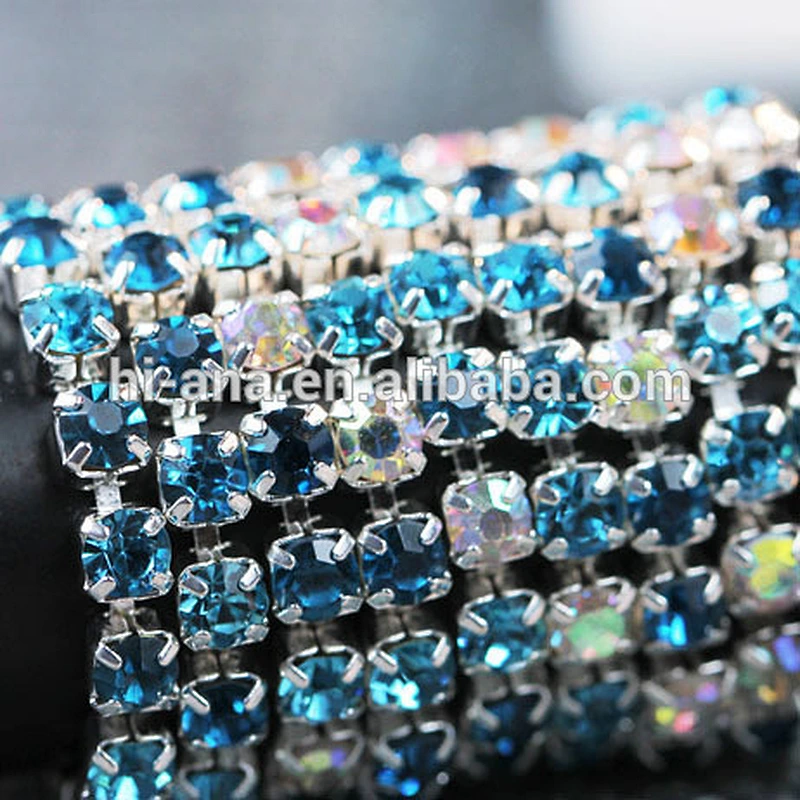 roll rhinestone cup chain