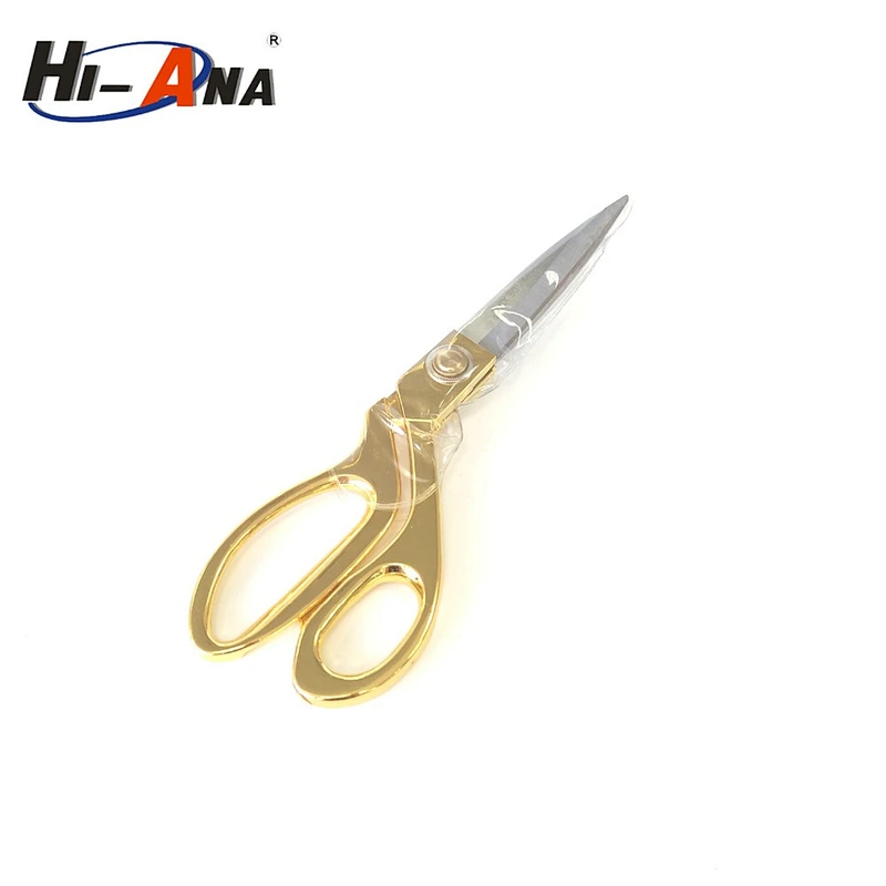 China 10.5inch golden handle tailor scissor