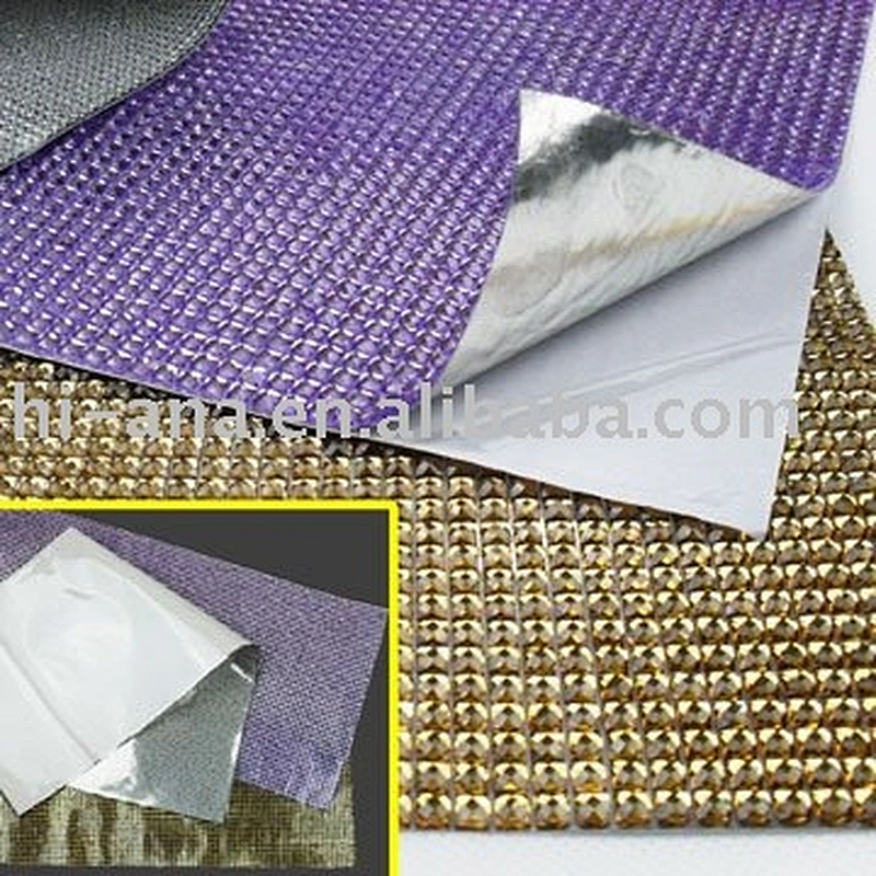 acrylic mesh with adhesive in base