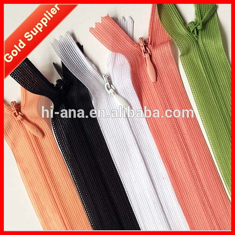 3# Drop Slider Invisible Zipper with Lace Tape