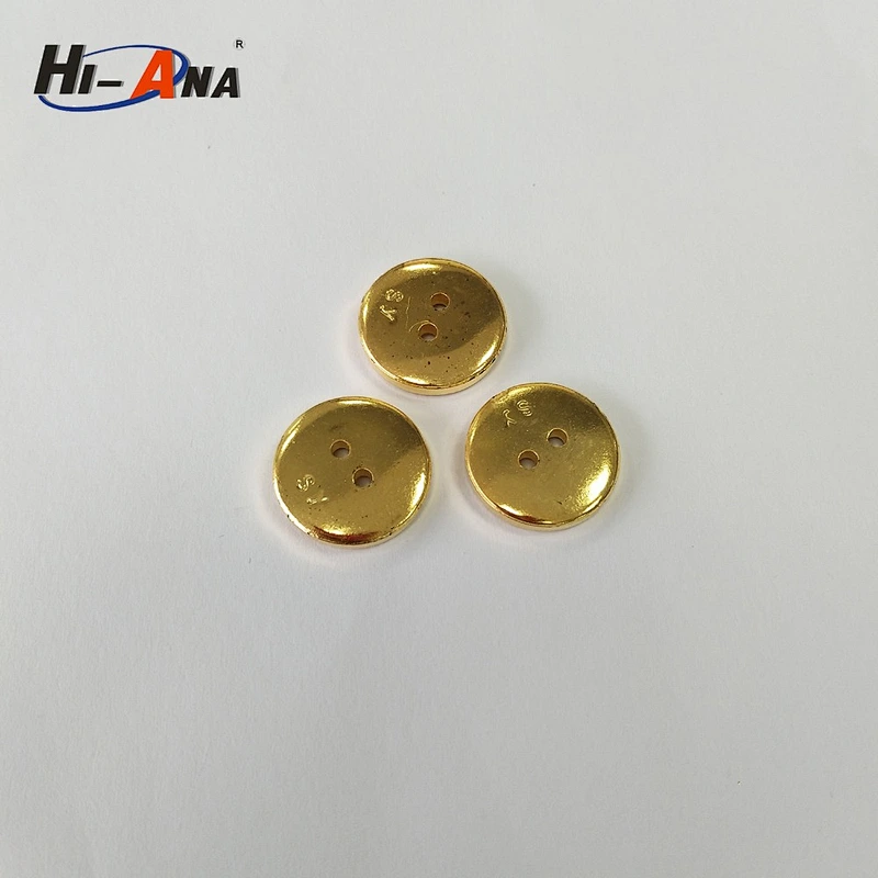 gold plastic ABS buttons sewing
