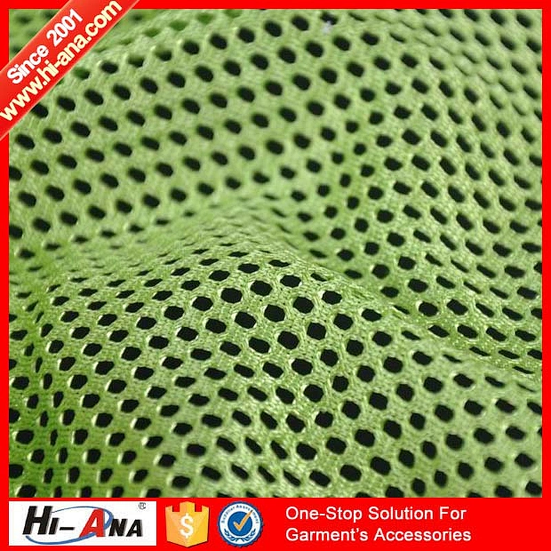 hi-ana fabric3 Custom made print logo Cheap color net fabric wholesale